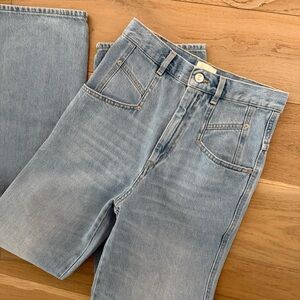Isabel Marant Light Blue Straight Jeans